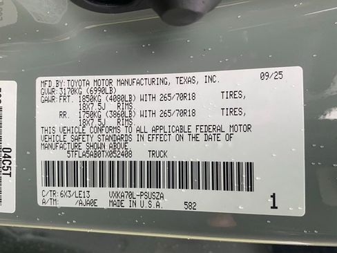 New 2026 Toyota Tundra SR5 image 18