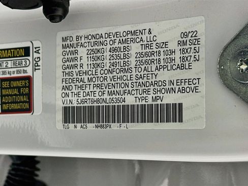 Used 2022 Honda CR-V EX-L image 12