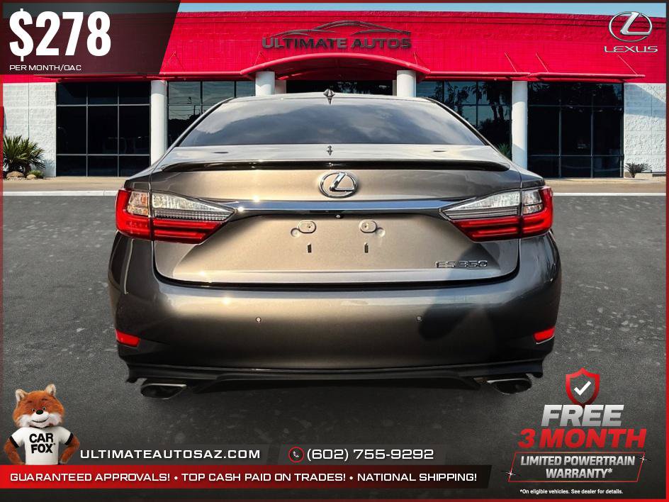 Used 2016 Lexus ES 350 w/ Premium Package w/Wood Trim FWD image 8