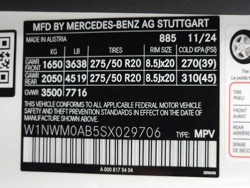 Certified 2025 Mercedes-Benz G 580 w/ EQ Technology image 38