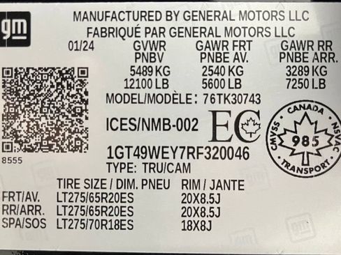Used 2024 GMC Sierra 3500 Denali w/ Denali Reserve Package AWD/4WD image 56