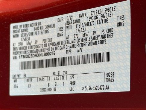 Used 2022 Ford Bronco Big Bend w/ Sasquatch Package image 39