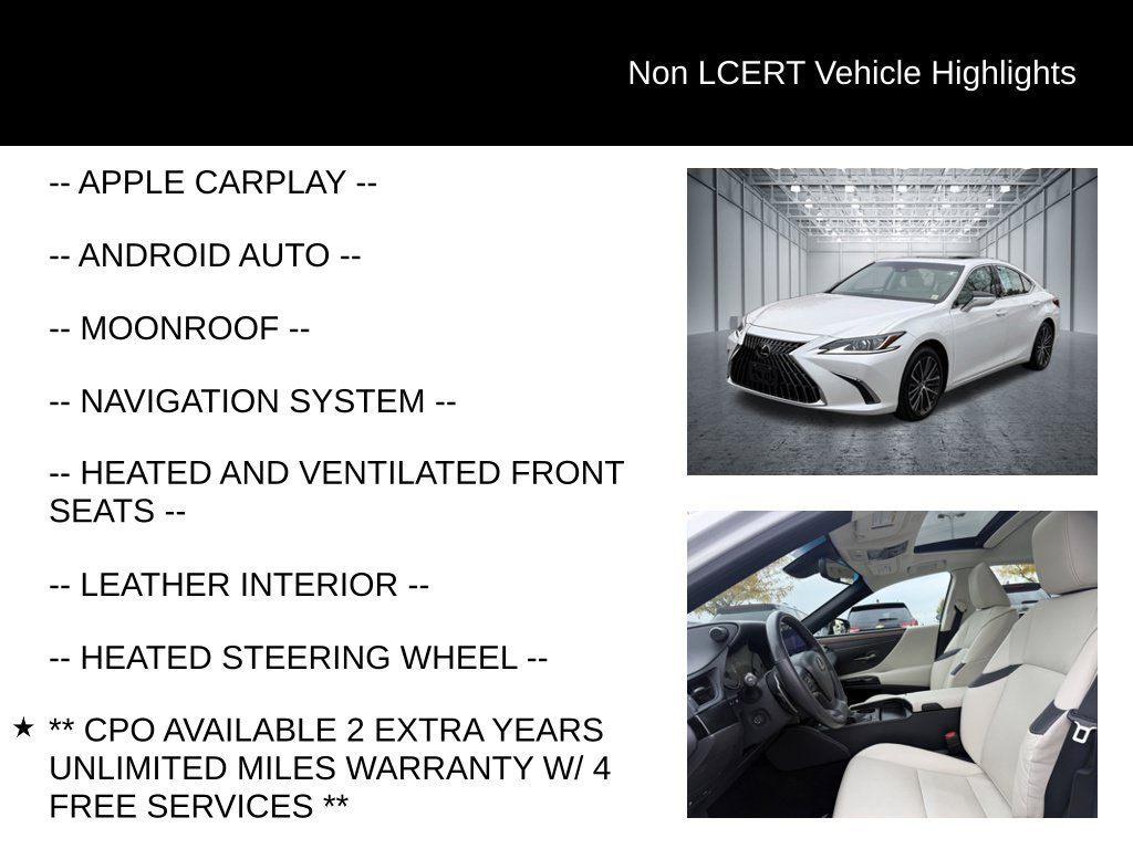 Used 2023 Lexus ES 350 w/ Premium Package FWD image 29