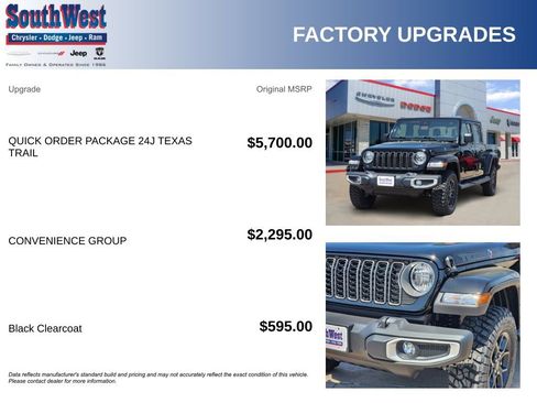 New 2025 Jeep Gladiator Sport image 11