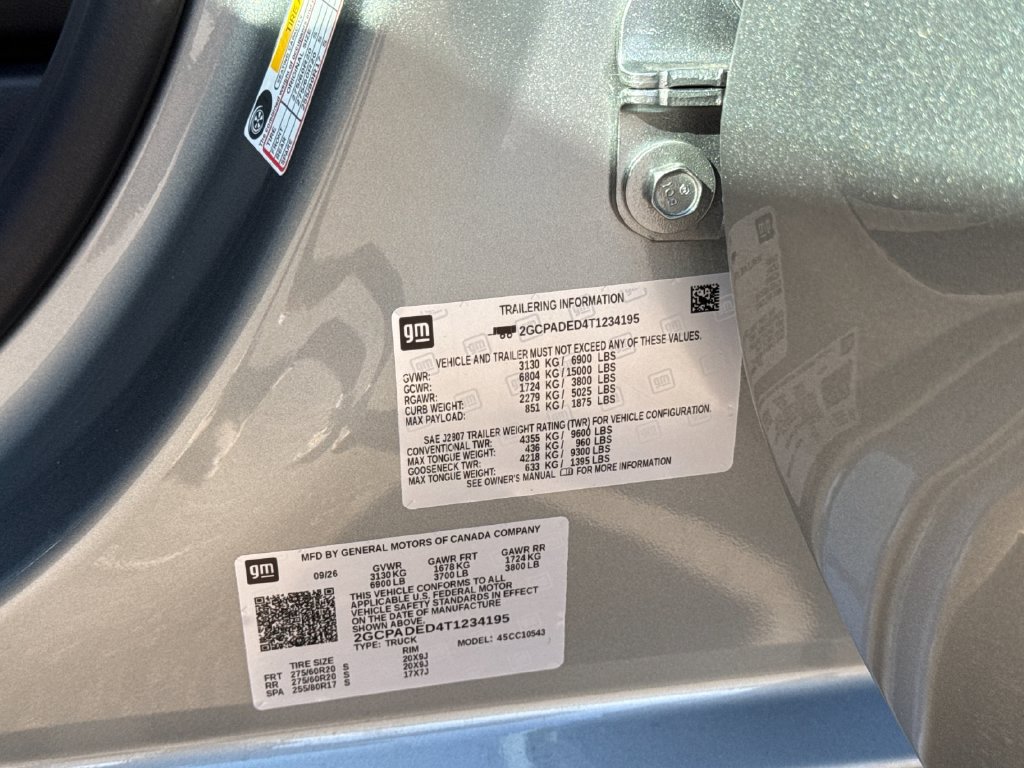 New 2026 Chevrolet Silverado 1500 RST w/ LPO, Dark Essentials Package RWD image 25