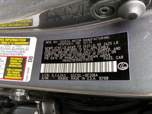 Used 2024 Lexus ES 350 w/ Premium Package FWD image 37
