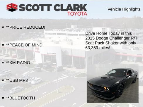 Used 2015 Dodge Challenger R/T Scat Pack RWD image 13
