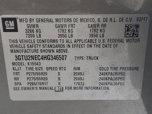 Used 2017 GMC Sierra 1500 SLT AWD/4WD image 33
