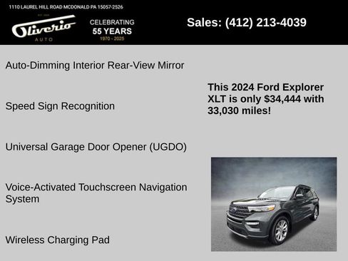 Used 2024 Ford Explorer XLT w/ Equipment Group 202A AWD/4WD image 21