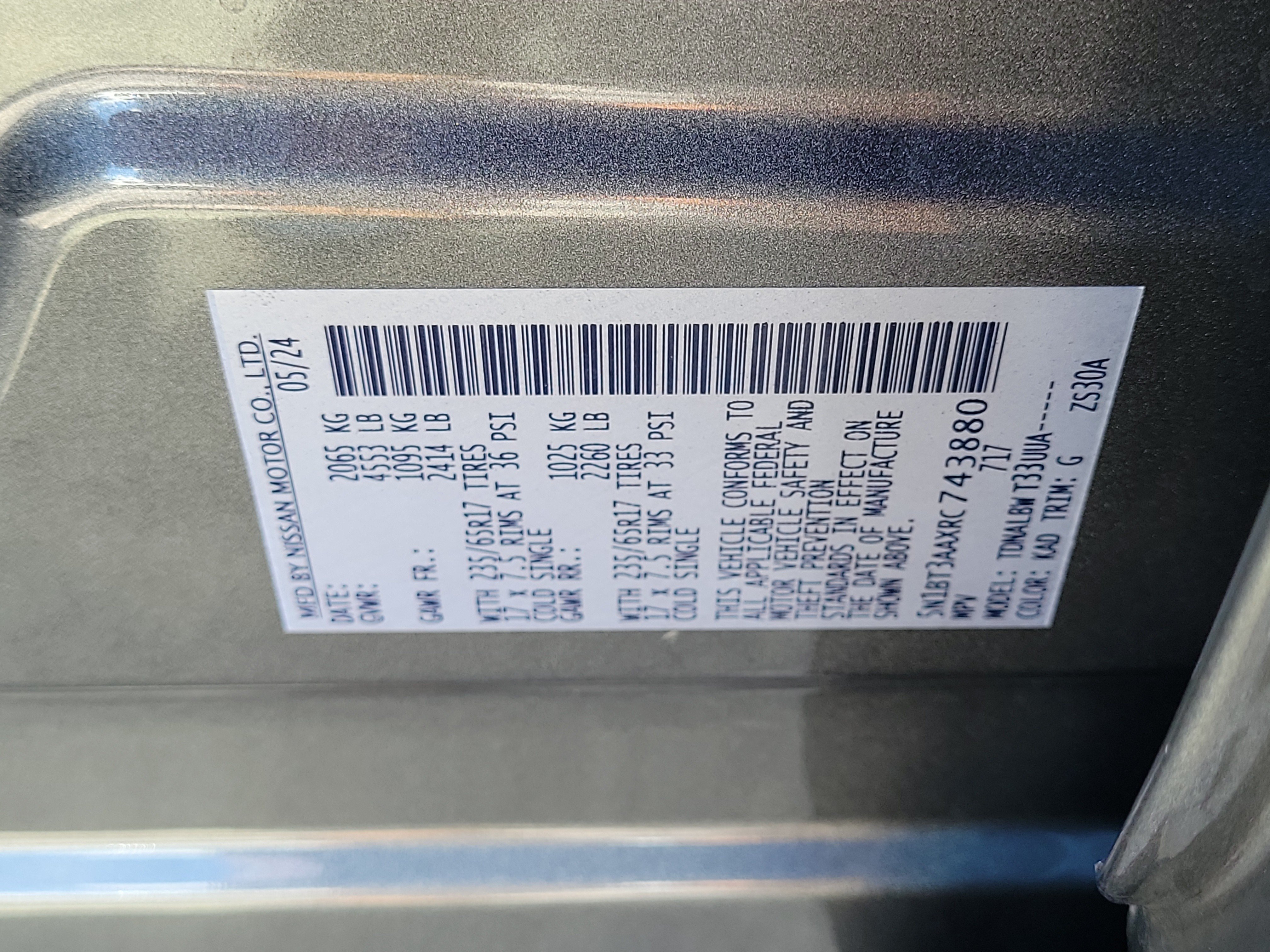 Certified 2024 Nissan Rogue S FWD image 23