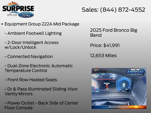 Used 2025 Ford Bronco Big Bend AWD/4WD image 7