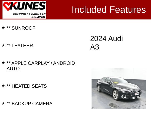 Used 2024 Audi A3 2.0T Premium FWD image 3