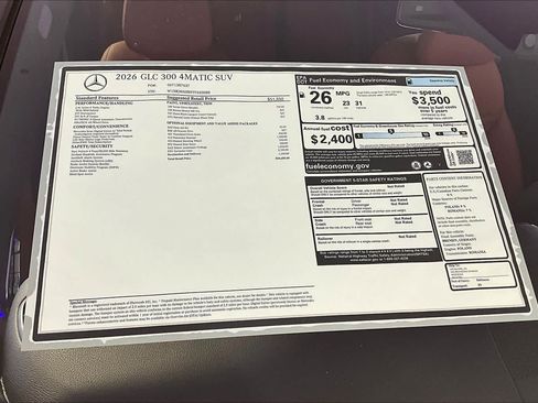 New 2026 Mercedes-Benz GLC 300 4MATIC image 18
