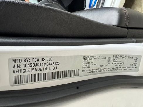 Used 2021 Dodge Durango R/T w/ Technology Group image 30