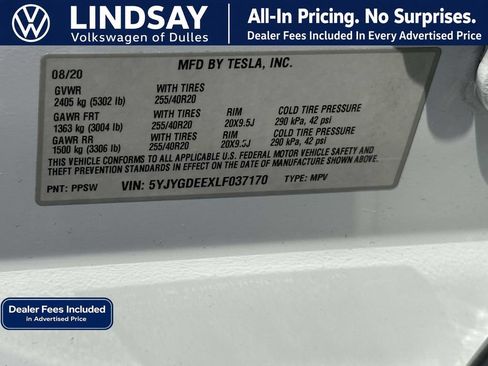 Used 2020 Tesla Model Y Long Range AWD/4WD image 26