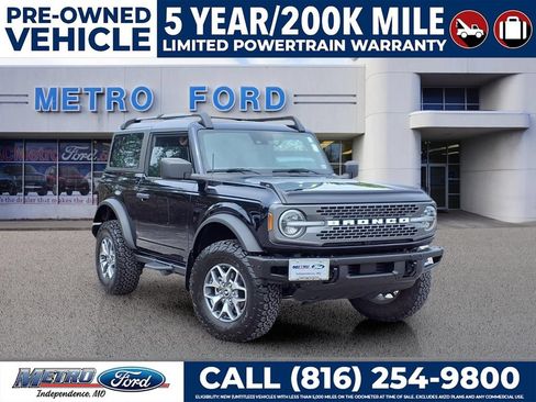 Used 2021 Ford Bronco Badlands AWD/4WD image 1