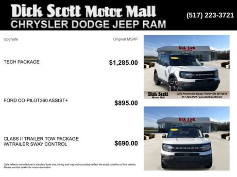 Used 2022 Ford Bronco Sport Outer Banks w/ Tech Package AWD/4WD image 5