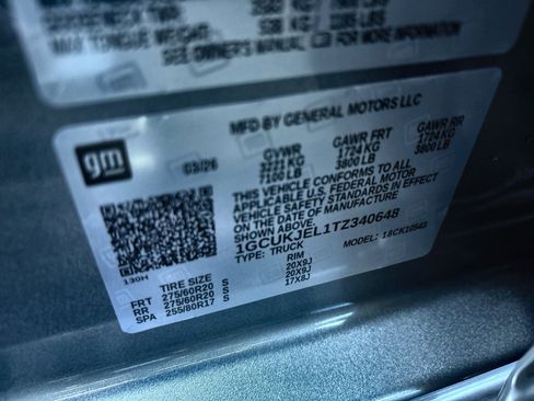 New 2026 Chevrolet Silverado 1500 High Country w/ Technology Package AWD/4WD image 38