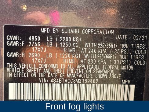 Used 2021 Subaru Outback Premium AWD/4WD image 11