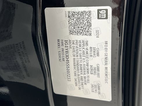 Used 2025 Chevrolet Corvette Stingray w/ Battery Protection Package image 24