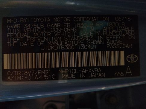 Used 2016 Toyota Prius C Two image 33