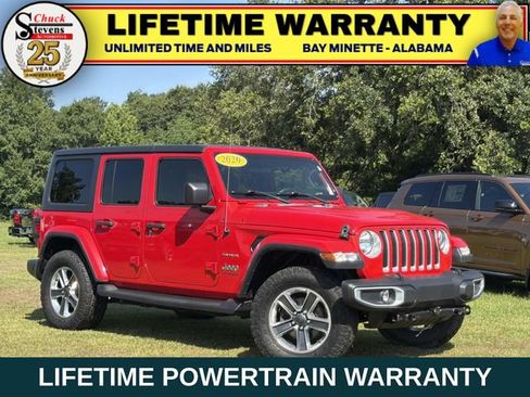 Used 2020 Jeep Wrangler Unlimited Sahara AWD/4WD image 1