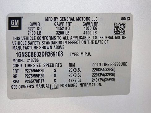 Used 2013 Chevrolet Tahoe LT w/ Texas Edition RWD image 41