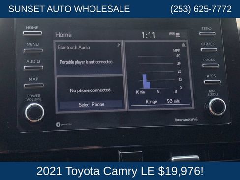 Used 2021 Toyota Camry LE w/ Cold Weather Package FWD image 31