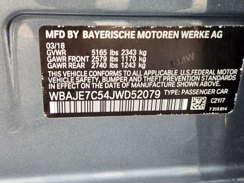 Used 2018 BMW 540i xDrive image 32