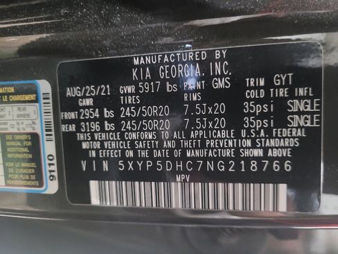 Used 2022 Kia Telluride SX w/ SX Prestige Package AWD/4WD image 33