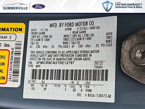 New 2026 Ford Bronco Sport Outer Banks w/ Outer Banks Tech Package+ AWD/4WD image 35