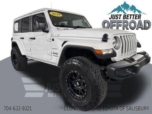 Used 2018 Jeep Wrangler Unlimited Sahara image 1