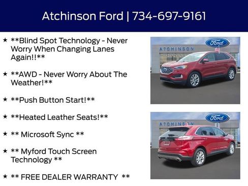 Certified 2023 Ford Edge Titanium AWD/4WD image 9