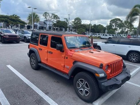 Certified 2020 Jeep Wrangler Unlimited Sport S AWD/4WD image 1