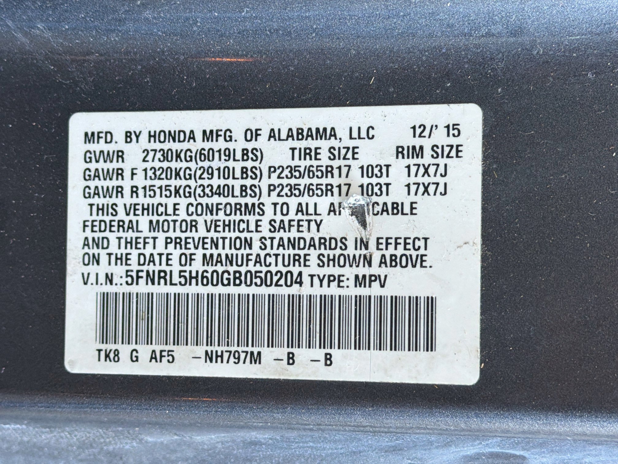 Used 2016 Honda Odyssey EX-L image 12