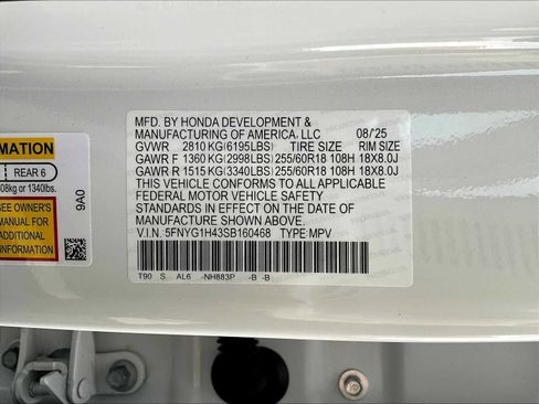 New 2025 Honda Pilot EX-L image 17