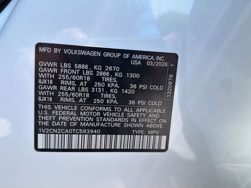 New 2026 Volkswagen Atlas Peak Edition AWD/4WD image 27