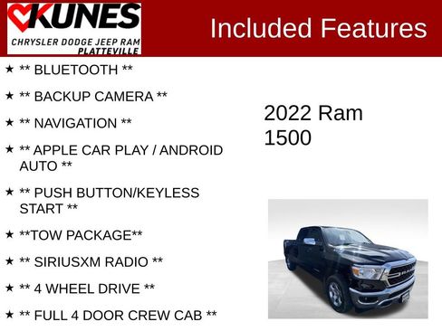 Used 2022 RAM 1500 Big Horn AWD/4WD image 2