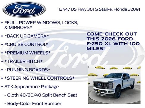 New 2026 Ford F250 XL w/ STX Appearance Package image 10