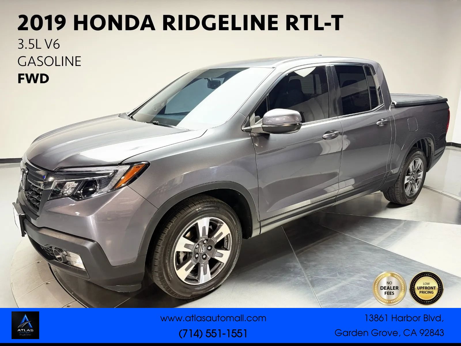 Used 2019 Honda Ridgeline RTL-T image 1