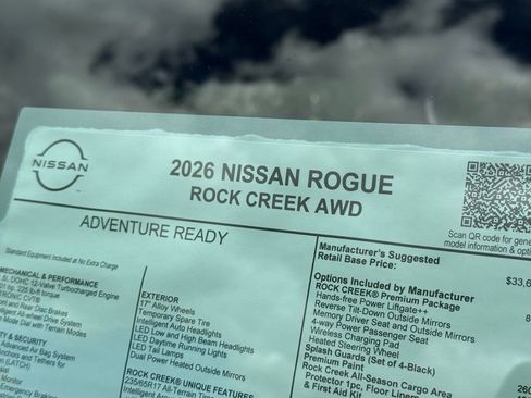 New 2026 Nissan Rogue Rock Creek w/ Rock Creek Premium Package image 24