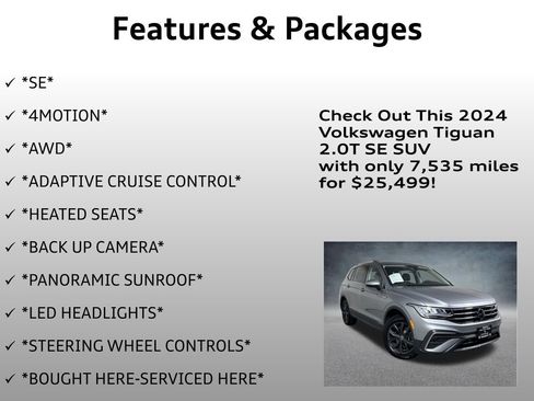 Used 2024 Volkswagen Tiguan SE image 4