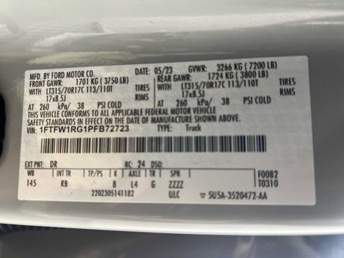 Certified 2023 Ford F150 Raptor AWD/4WD image 37