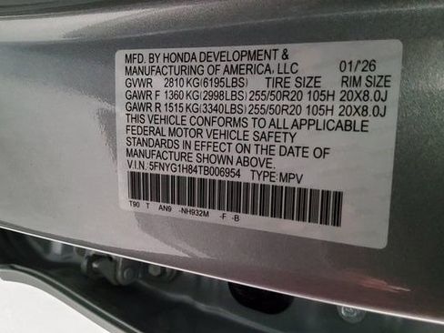 New 2026 Honda Pilot Elite image 48