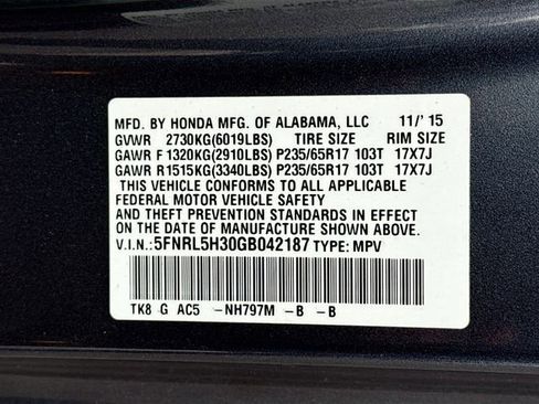 Used 2016 Honda Odyssey SE image 32