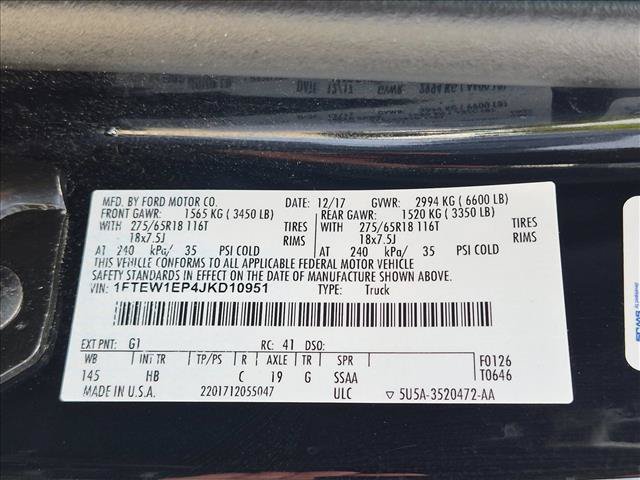 Used 2018 Ford F150 Lariat w/ Equipment Group 501A Mid AWD/4WD image 24