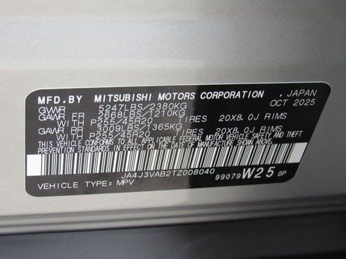 New 2026 Mitsubishi Outlander SE FWD image 14