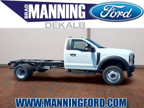 New 2025 Ford F550 4x4 Regular Cab Super Duty w/ Snow Plow Prep Package image 1