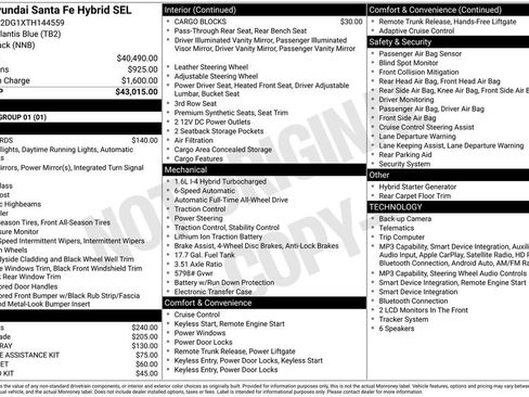 New 2026 Hyundai Santa Fe SEL AWD/4WD image 5