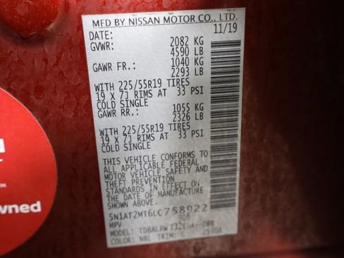 Used 2020 Nissan Rogue SL FWD image 35